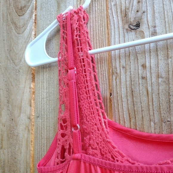 American Rag - Coral Crochet Mini Dress - Picture 12 of 13